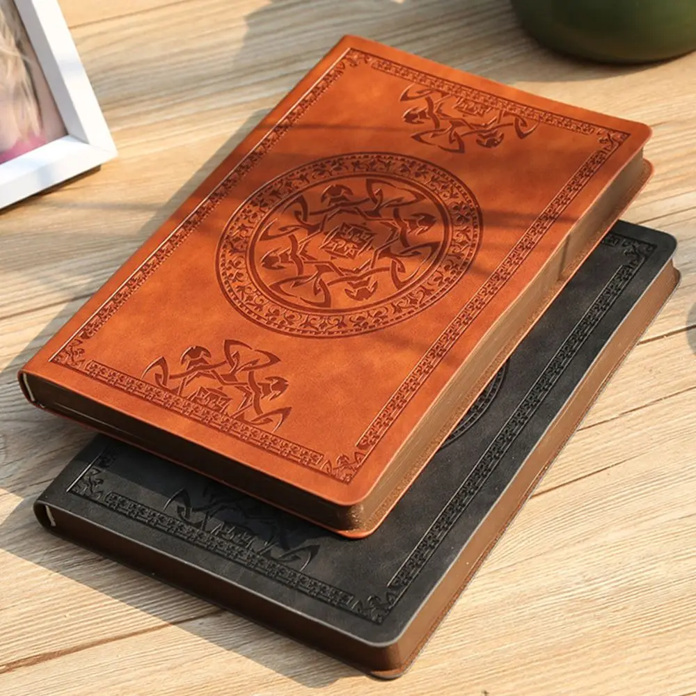 

Portable Agenda Diary Notepad Students Stationery Gifts Leather Notebook Journal Booklet Daily Planner Travel Book