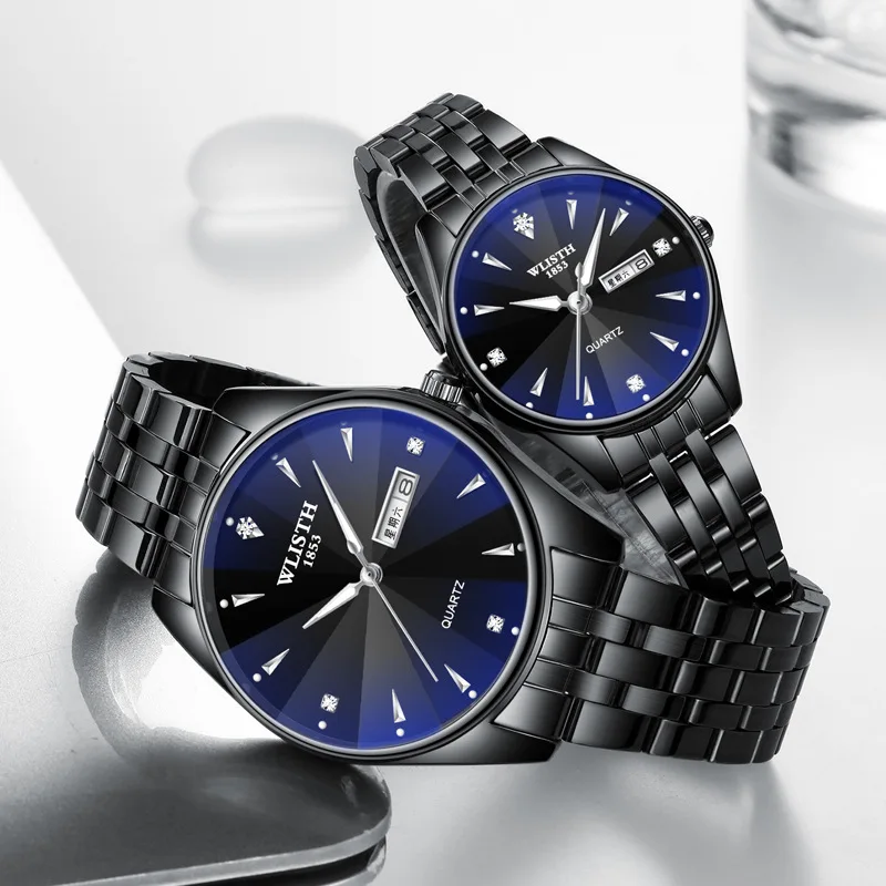 WLISTH Brand Luxury Lover Watches Quartz Calendar Dress Women Watch Men Clock Relogio Masculino Couples Wristwatch Reloj Hombre enlarge