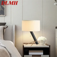dlmh postmodern table lamp creative design led desk light decor home bedroom living room