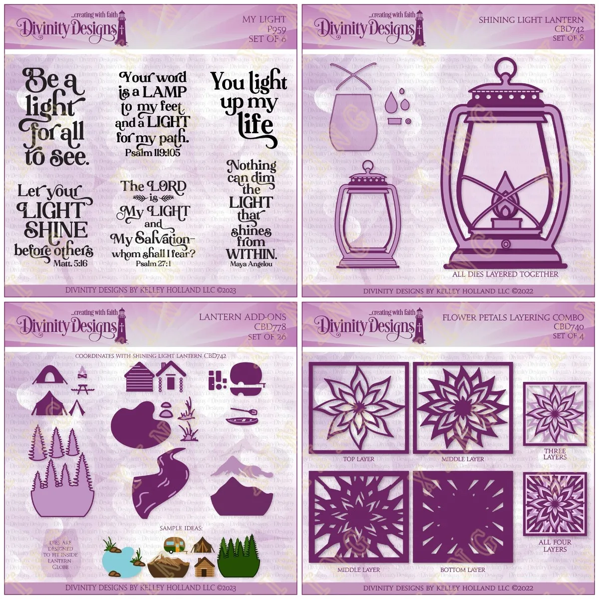 

New Arrival Flowers Petals Lantern Add-ons Clear Stamps and Metal Cutting Dies for Diy Craft Making Greeting Card Scrapbooking