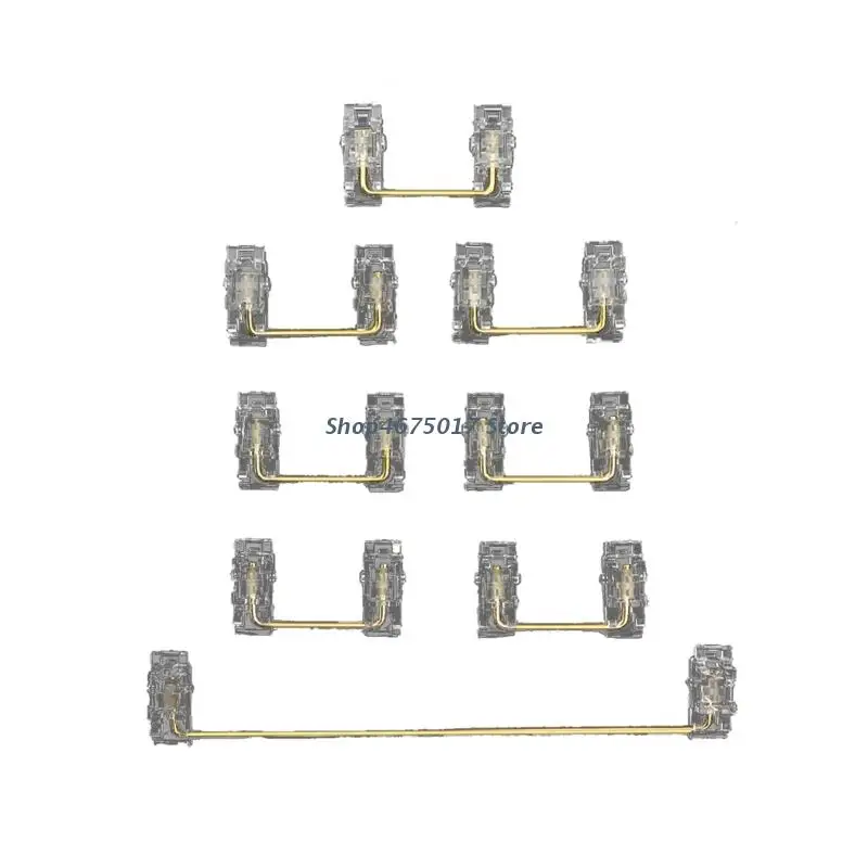 

Transparent Stabilizer Plate Mounted Keyboard Customized Repair Plate Stabilizer 6.25U for Mechanical Keyboard 61 / 104