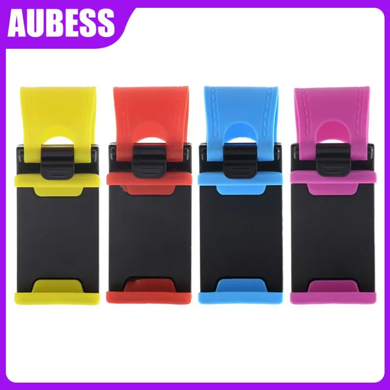 

Universal Car Phone Holder Stand Steering Wheel Bike Clip Mount Rubber Band Holder For Mobile IPhone For Samsung Xiaomi Phone