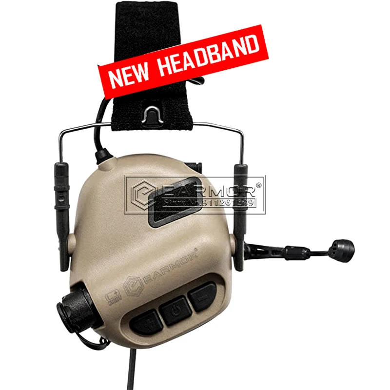 

EARMOR тактические наушники M32 MOD4 протектор слуха BK/CB/FG/WG для страйкбола охоты военной авиации связи