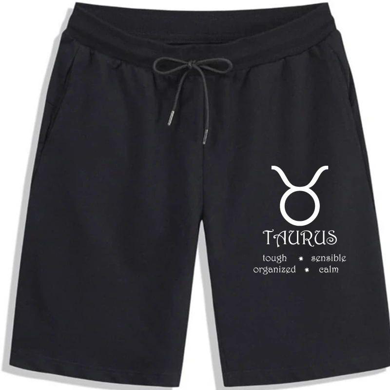 

summer Hipster Men's Shorts Taurus Horoscope Zodiac Sign Astrology Traits shorts for men