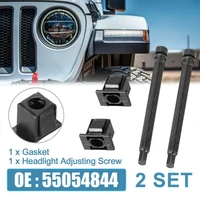 2set car lamp headlight adjusting screw crown set left or right side for jeep wrangler yj 1987 1995 replaces 55054844
