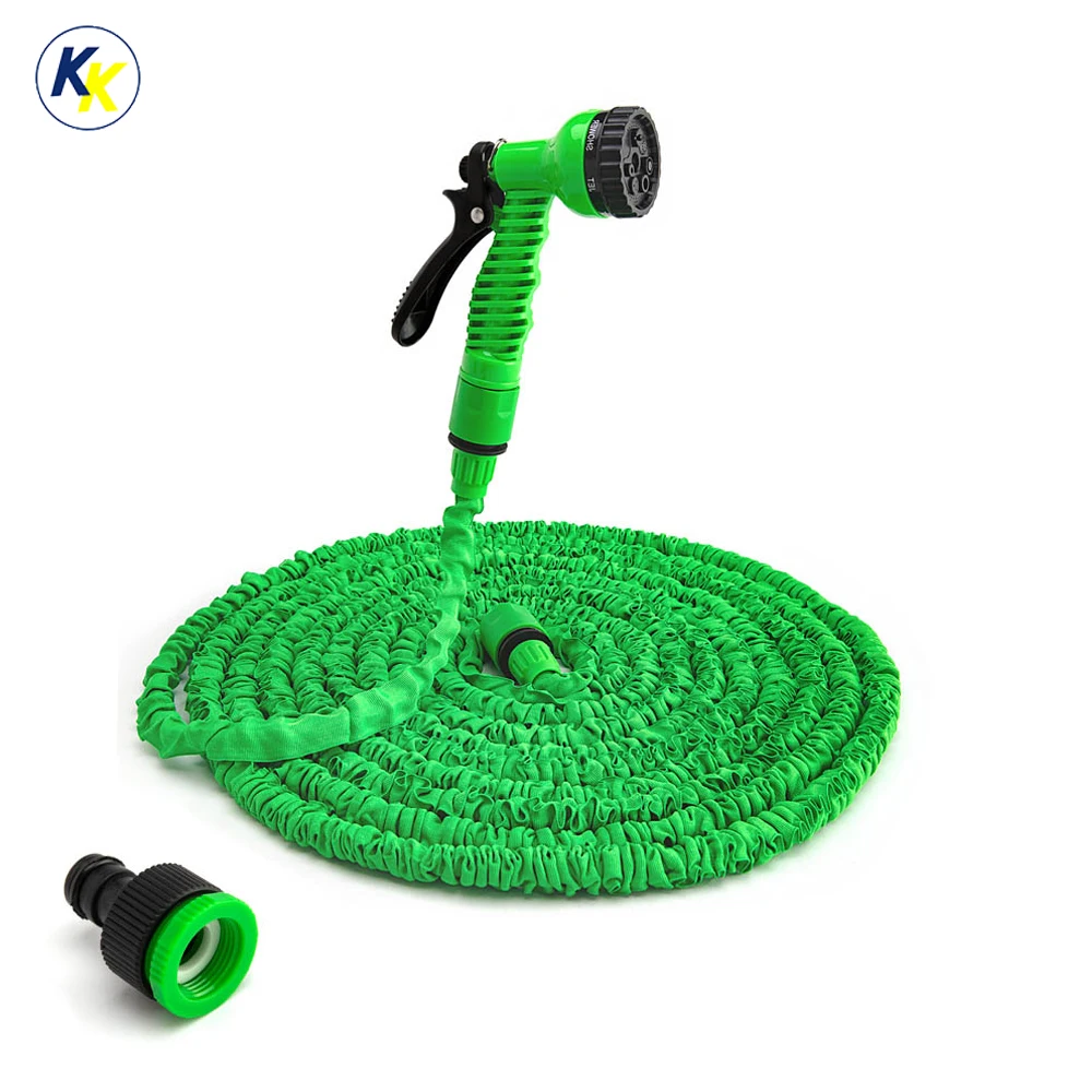 

KK 25/50/75/100FT Car & Home & Garden High Pressure Wash Gun with Magic Hose Pipe Three Times Expandable Hose Water Gun