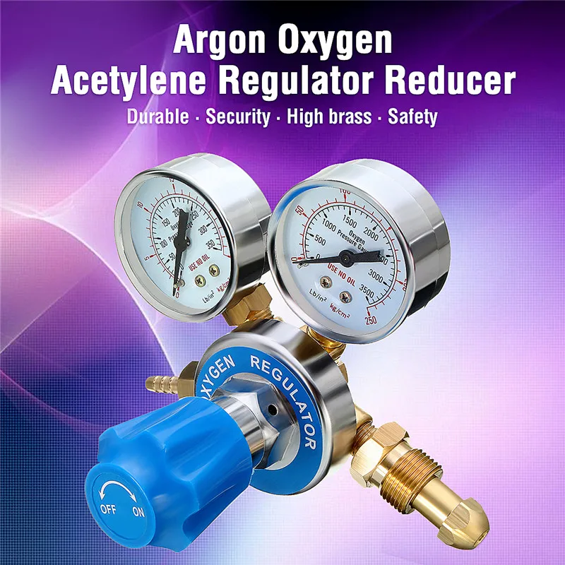 Argon Oxygen/Acetylene Pressure Regulator Reducer MIG TIG Fl