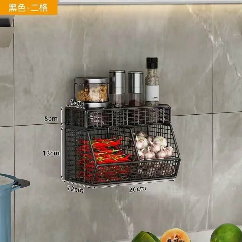 

Настенный органайзер для чеснока, лука и имбиря