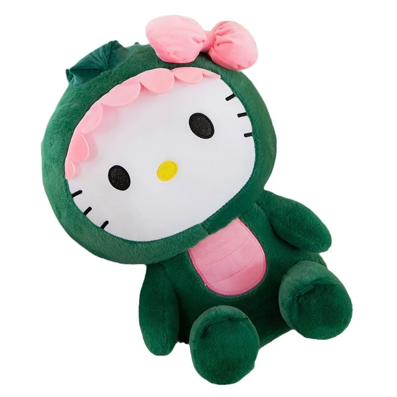 Sanrio 35/50/65 см аниме динозавры Hello Kitty плюшевые игрушки Kawaii большая подушка
