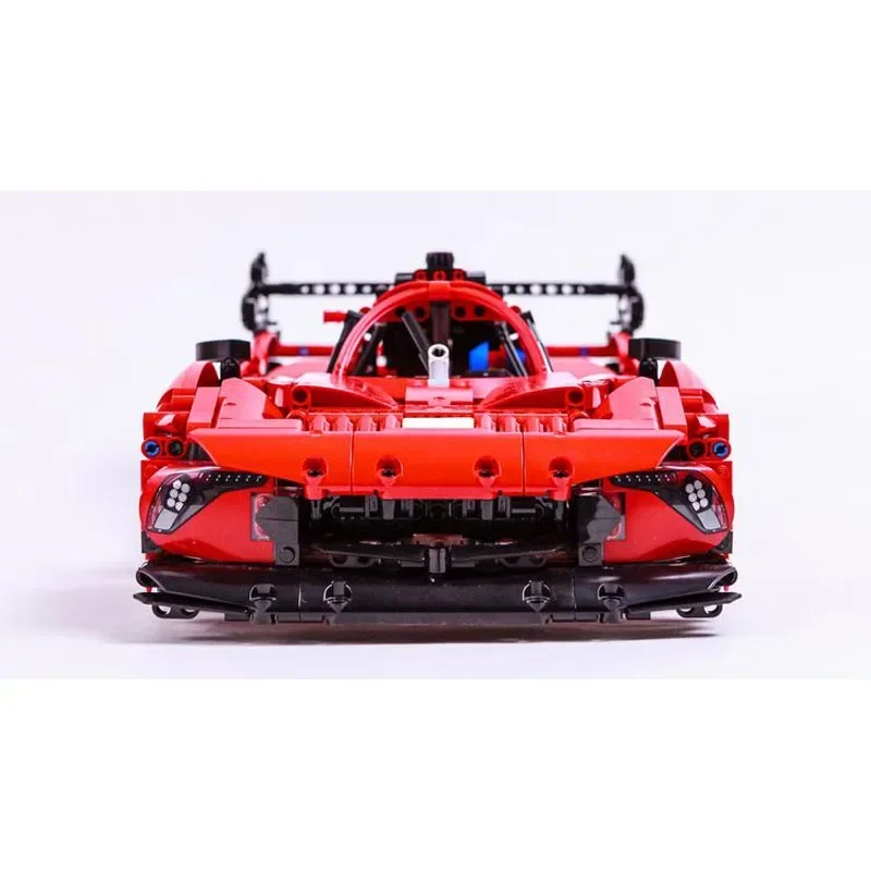 MOC- 156345 Новый 499P Hypercar в сборе сшитые строительные блоки модель 1544 детали