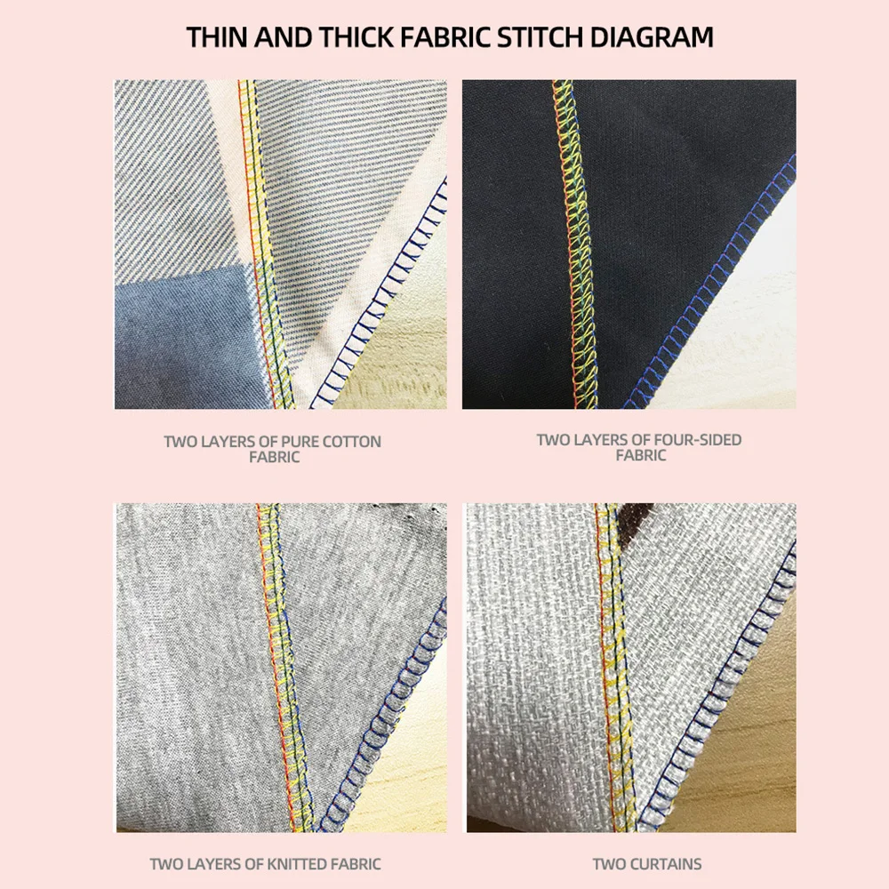 Настольная швейная машина мини-портативная электрическая бытовая упаковочная