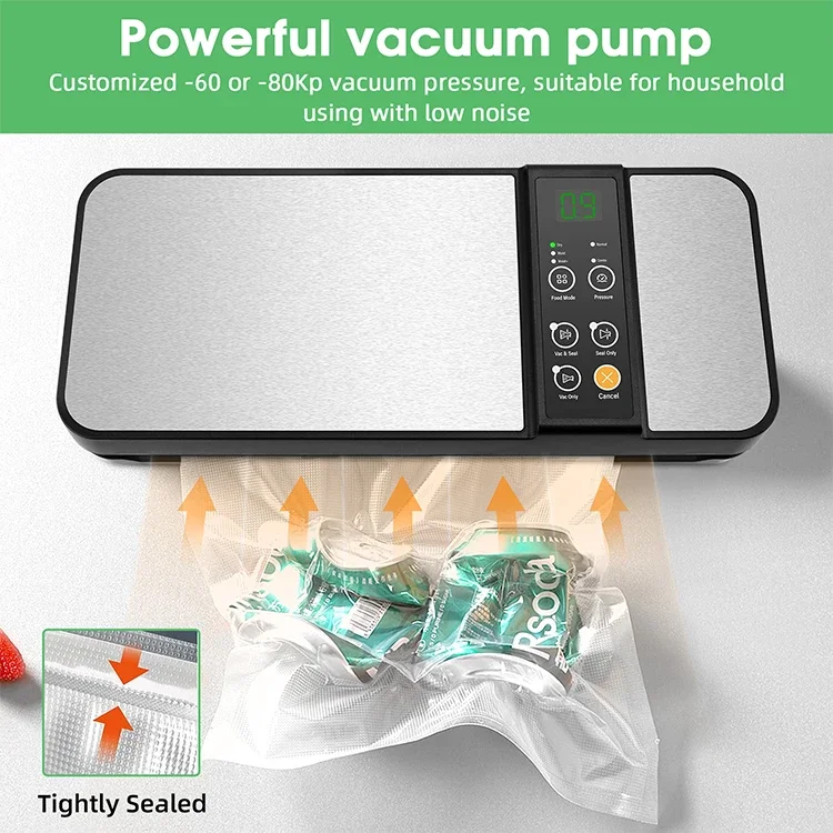 VS6609 быстрый и высокоскоростной непрерывный компактный вакуумный упаковщик со