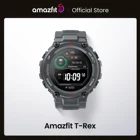 Новинка 2020 Смарт-часы CES Amazfit T rex T-rex управление музыкой 5ATM Смарт-часы GPSGLONASS Срок службы батареи 20 дней раньше для Android