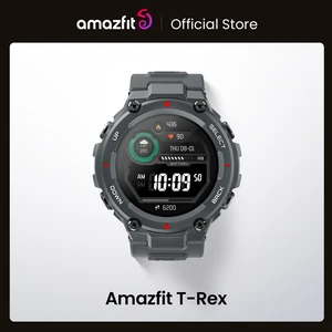 Новинка 2020 Смарт-часы CES Amazfit T rex T-rex управление музыкой 5ATM Смарт-часы GPSGLONASS Срок службы батареи 20 дней раньше для Android