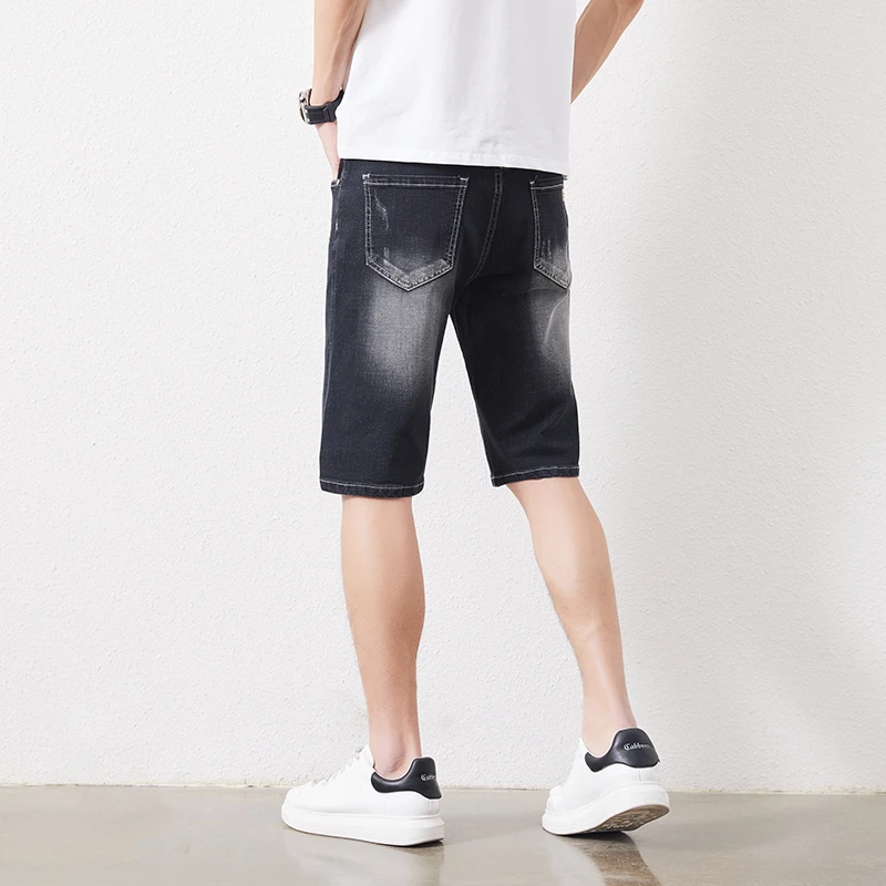 Baggy Jeans 48 Plus Size Denim Jeans Mens Shorts Jeans High Quality Casual Pants Denim Trousers Fashion Male 2022 New Summer