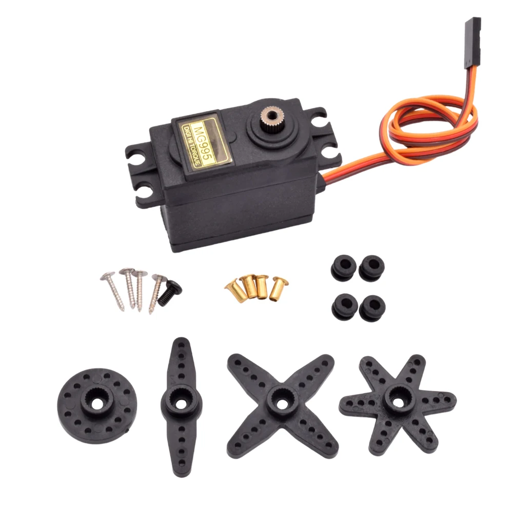 1 шт. MG945 MG995 MG996R металлическая Шестерня Servmotor 180 360 высокоскоростной аналоговый