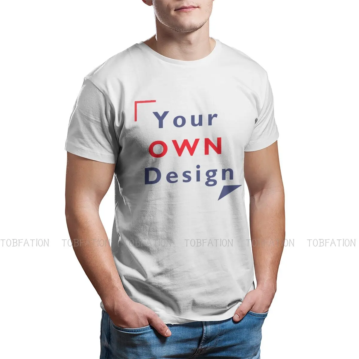 

Your Own Design Double Print TShirt Custom Customize Unique Exclusive Gift Giving Pure T Shirt Men Clothes Individuality