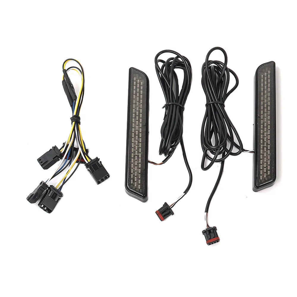 

Для Touring Street Glide Road King Electra Tri Glide FLHR FLHX FLTXR 2014-2023 новый аксессуар для мотоцикла светодиодный передний фонарь вилки