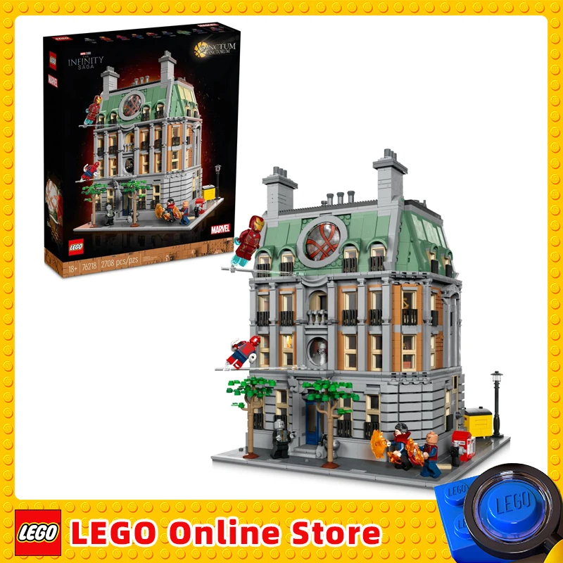 

LEGO Marvel Sanctum Sanctorum 76218 3-Story Modular Building Set 9 Minifigures Doctor Strange Wong Spider-Man Iron Man