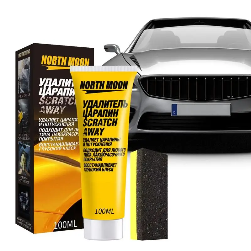 

Car Scratch Removal Kit Car Scratch Removal Cream With Sponge Car Buffer And Detailing Kit Paint Care Tool Kit Car Accessories