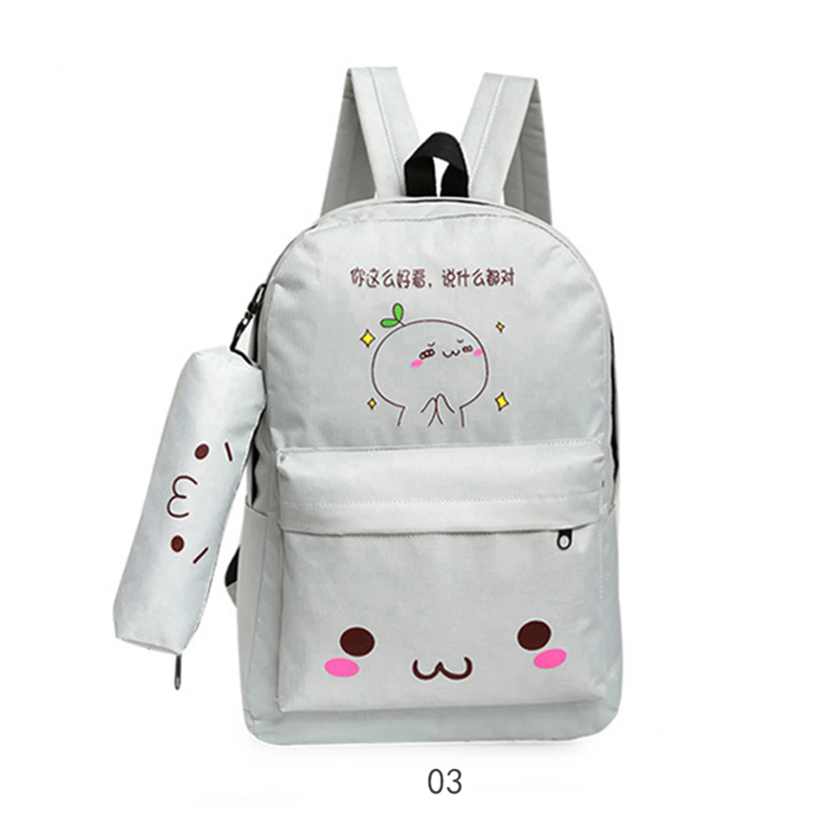 

High School Student Backpack Wear-Resistant Waterproof Nylon Bag Suitable for Hiking Camping Trekking