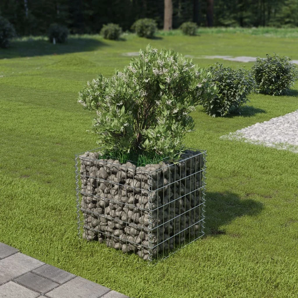 

Gabion Planter Galvanized Steel 19.7"x19.7"x19.7"