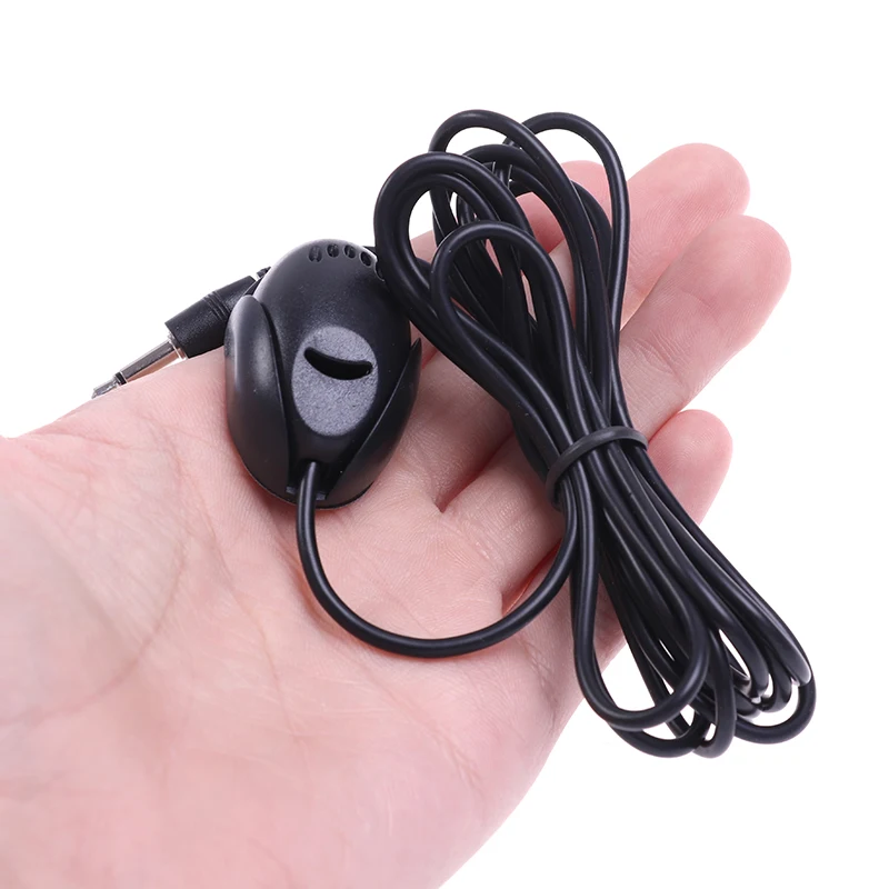 

1PCS Mini 3.5mm Wired Paste Type External Microphone Car Audio Mic For Laptop DVD Radio Stereo Player Meeting Speaker