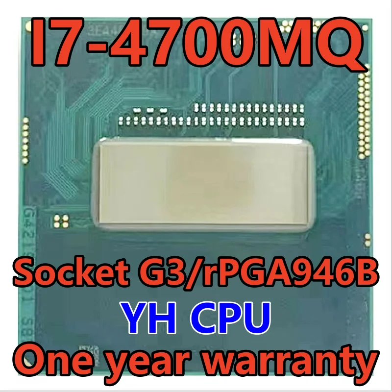 I7-4700MQ i7 4700MQ SR15H 2,4 ГГц четырехъядерный восьмипоточный ЦПУ Процессор 6 Мб 47 Вт Разъем G3 / rPGA946B