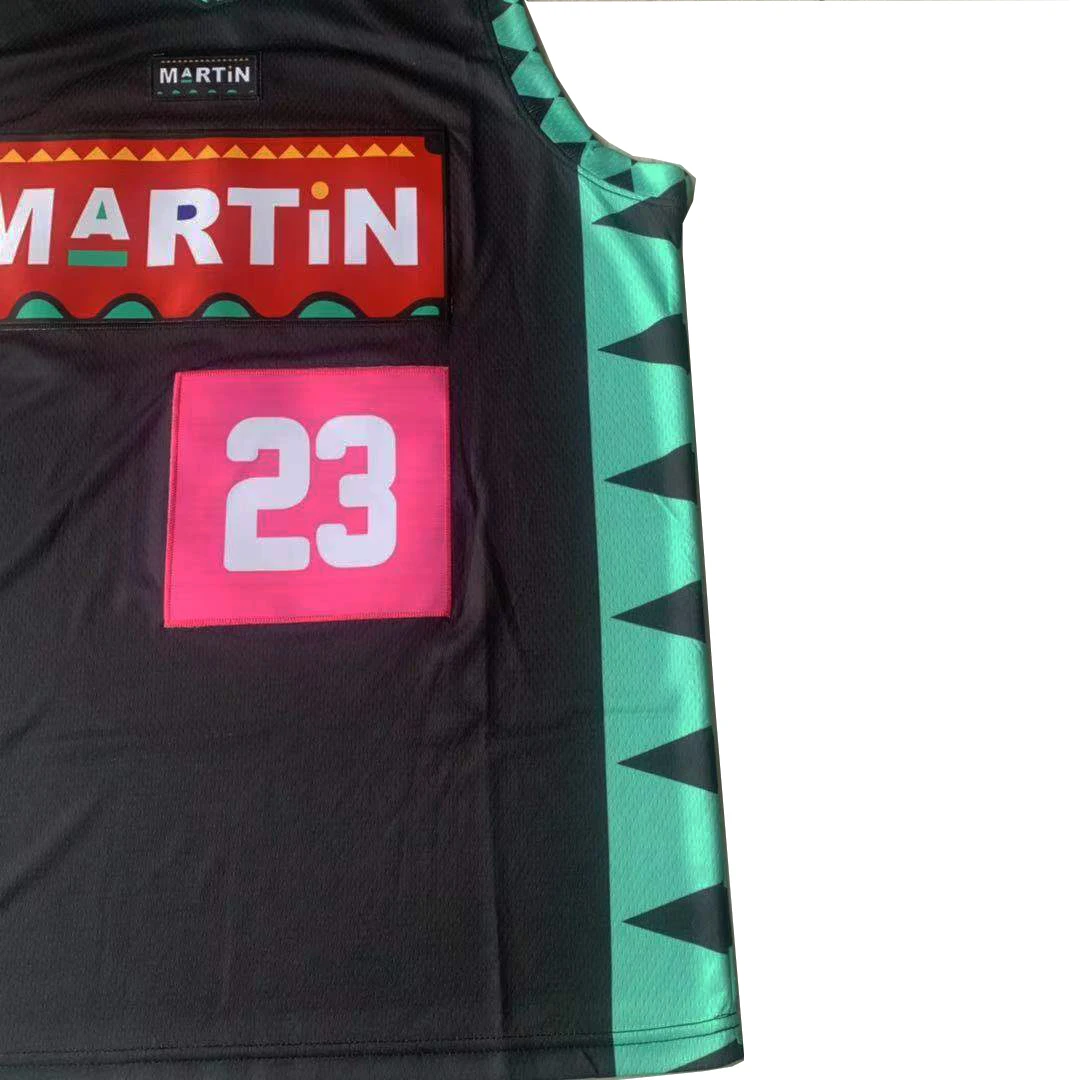 Джерси для баскетбола Martin 23 мученимара дешевая Высококачественная Спортивная