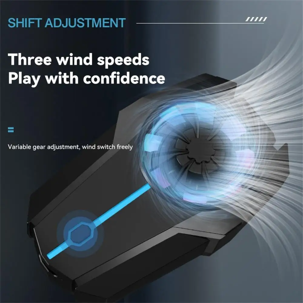 

Silicone Universal Phone Cooling Back Clip Heat Dissipation Air-cooled Mobile Phone Cooler Low Sound Lightweight Cooling Fan