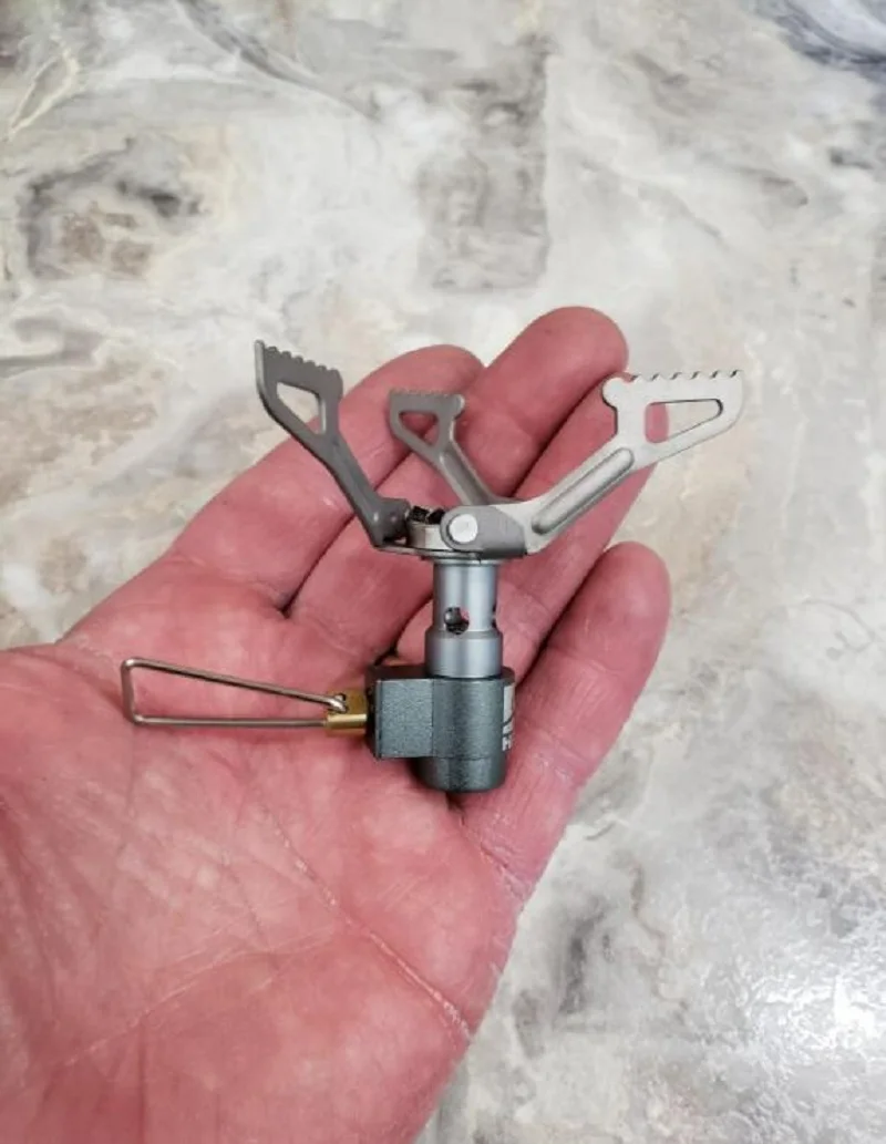 Портативная газовая плита BRS карманная титановая мини-горелка для кемпинга