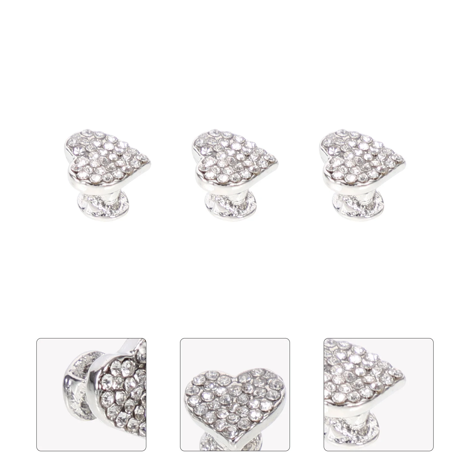 

3 Pcs Accesorios De Smartwatch Watchstrap Decor Decoration Accessories Band Charm Aplee Charms Buckle