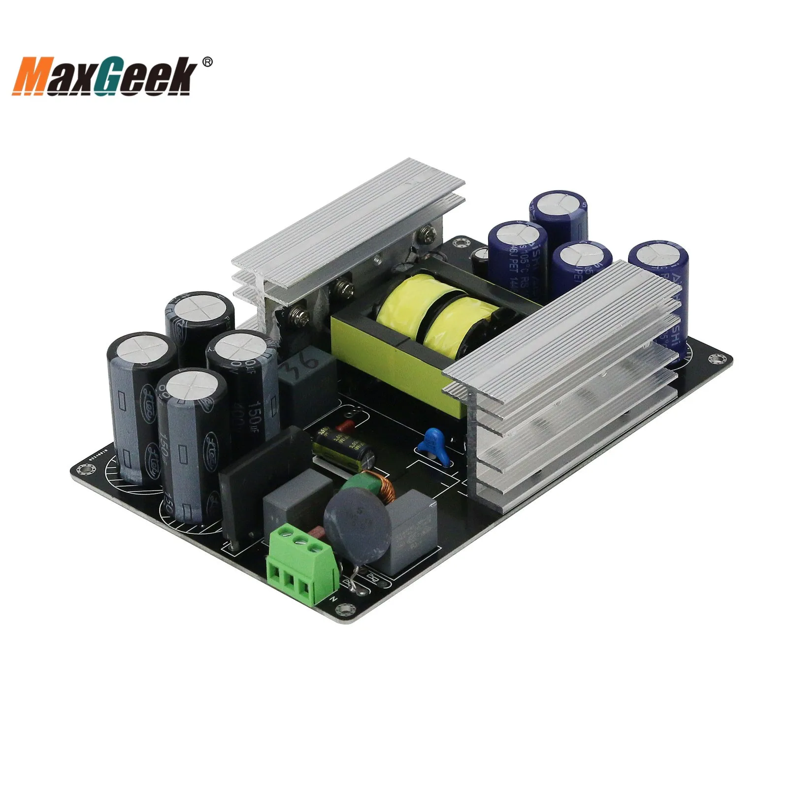 Maxgeek 1000W Hifi Amplifier Power Supply Board LLC Soft Switching Power Supply 220V Input Dual DC Output
