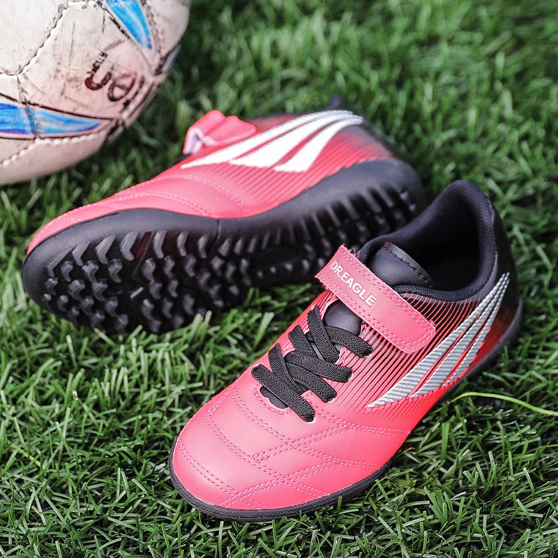 Children Soccer Shoes Boys Girls Non-slip Students Splint Training Football Shoe kids Artificial Turf TF/Ag Trainers Sneakers