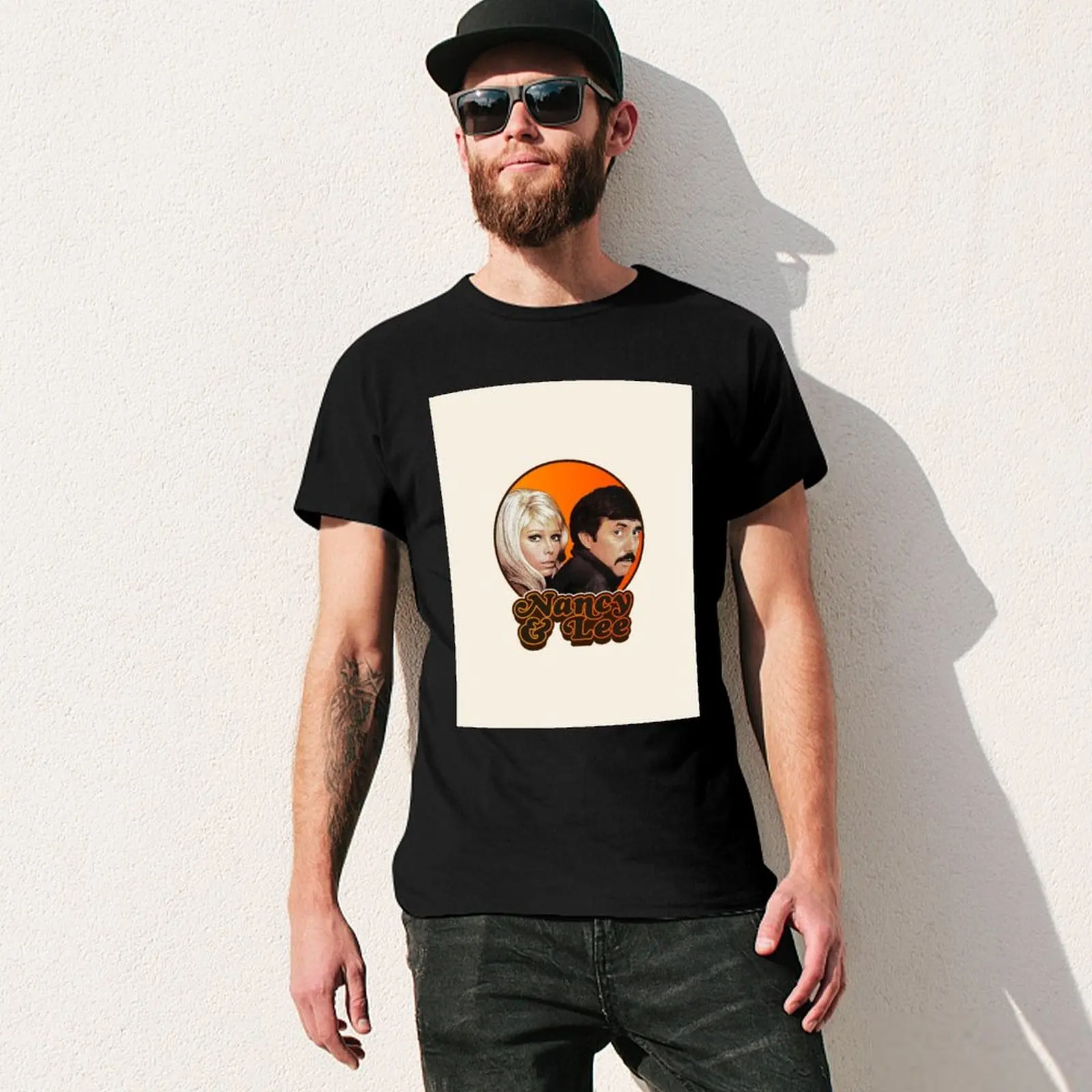 Ретро футболка Нэнси и Ли Tribute одежда мужская дизайнер животное принц для