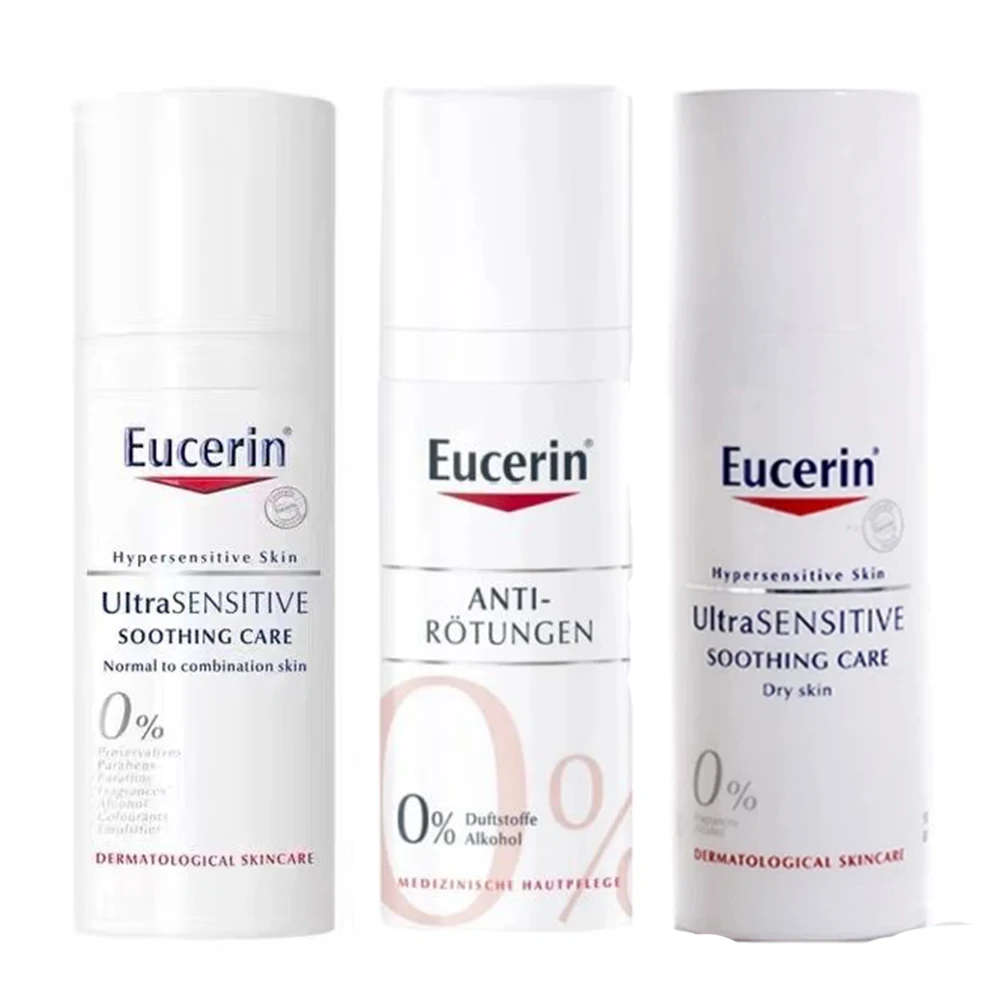 

Успокаивающий Крем для лица Eucerin, 50 мл, уход за кожей, гиперчувствительный лосьон, увлажняющая сыворотка, восстановление повреждений