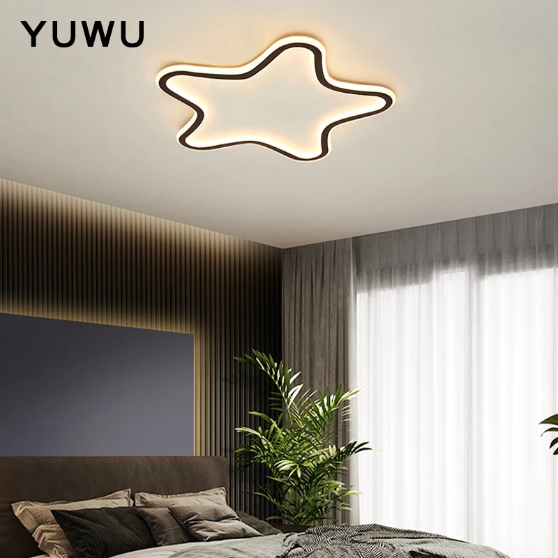 

Children's lamp led ceiling lamp modern minimalist creative personality star bedroom lamp Nordic boys and girls room lamps