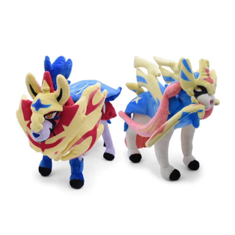 

Pokemon Sword Shield Stuffed Plush Toy 30cm Zacian Zamazenta Anime Plush Doll Animation Peripherals Toy Birthday Gift Kid Gift