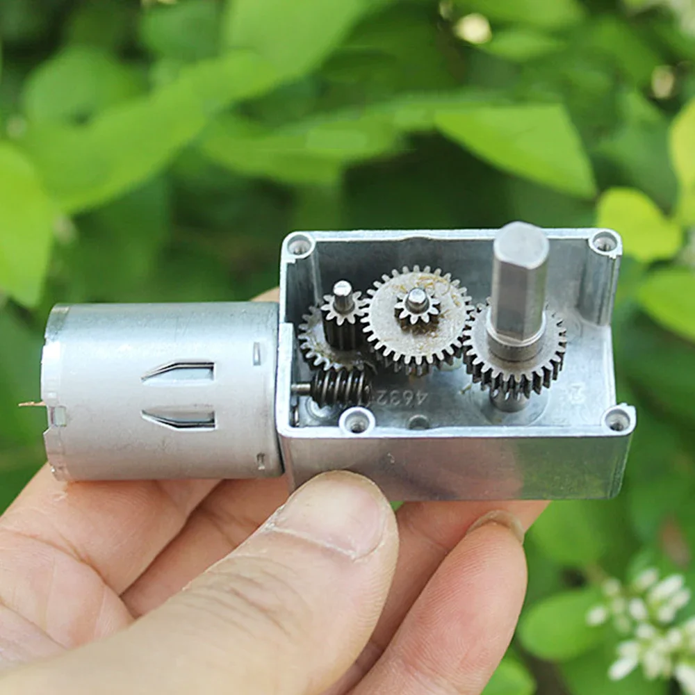 Микроэлектрический двигатель 7 шрифтов червячная передача постоянного тока 3-8 В 5