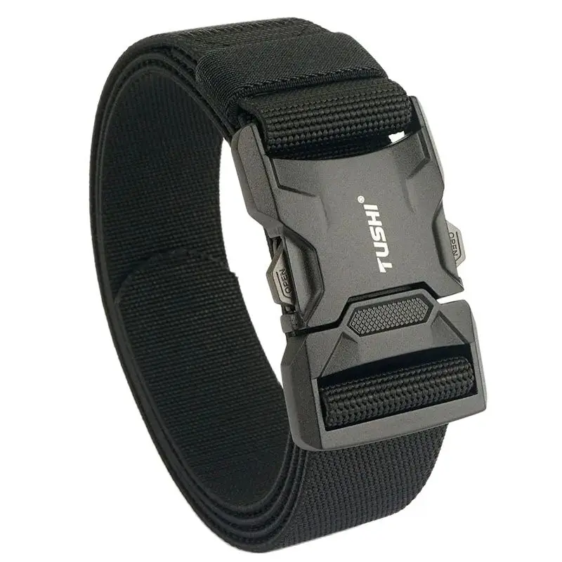 Новый тактический ремень с металлической пряжкой из сплава быстросъемный