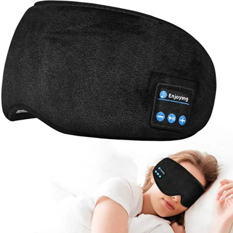

Sleeping Headphones Bluetooth Headband Soft Elastic Comfortable Wireless Music Earphones Bluetooth Eye Mask Sleep Headphones