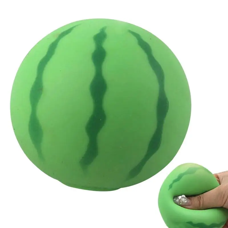 

Stress Ball Kids Soft Watermelon Squish Balls Slow Rising Stress Relief Trick Toy For Kids Adults Funny Christmas Gift