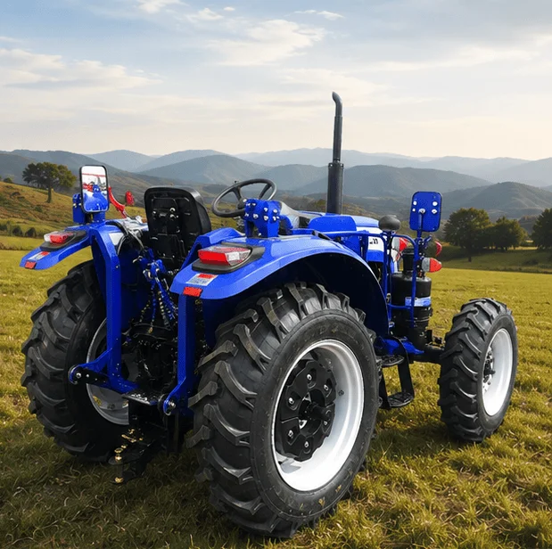 Фото Компактный сельскохозяйственный трактор 4WD на заказ, 30 л.с., 40 л.с., 50 л.с., мини-трактор для сада, фермы, полевых работ №3