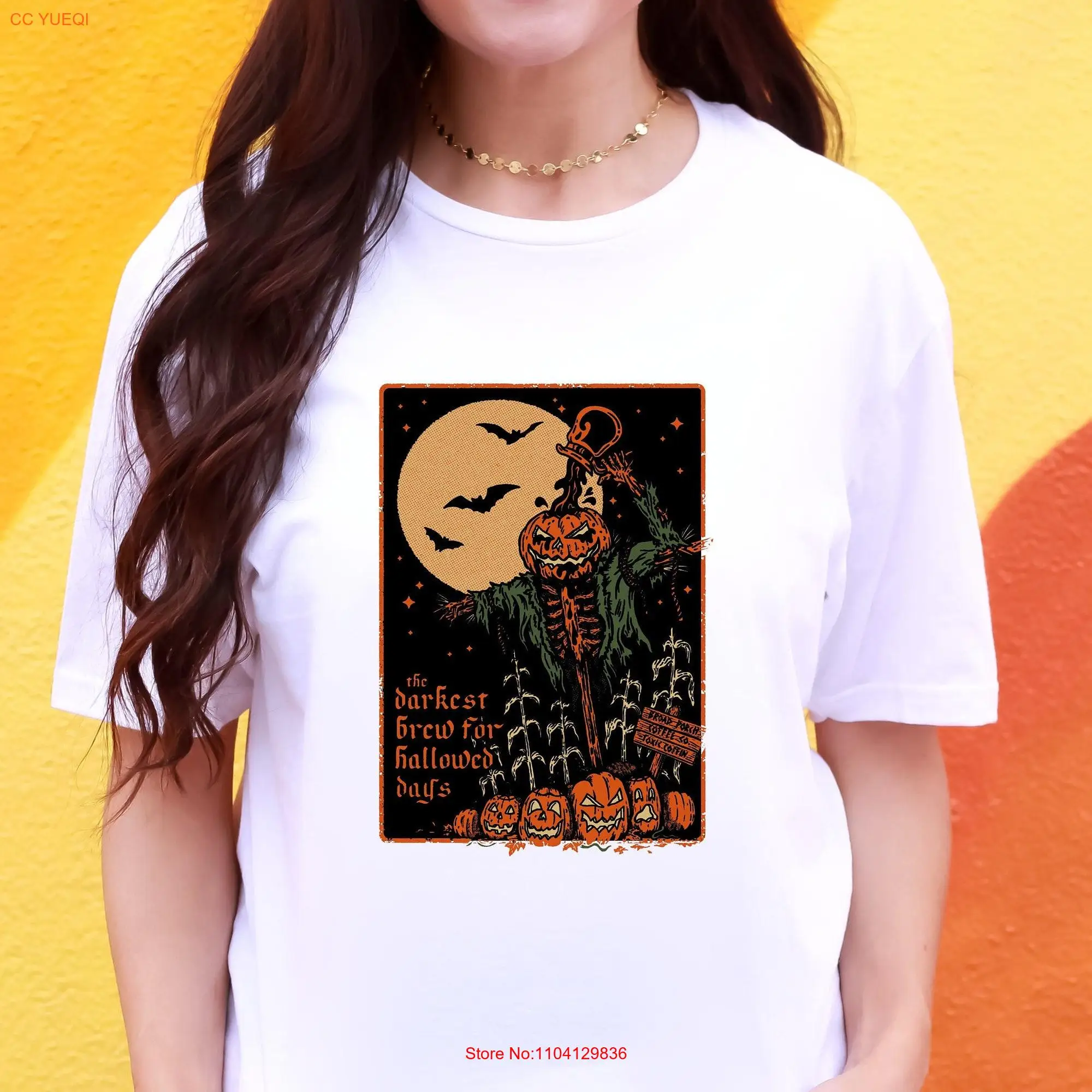 Футболка На Хэллоуин самая темная винтажная страшная тыква ужас ночник жуткая