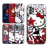 hello kitty cute phone cases for samsung galaxy a51 4g a51 5g a71 4g a71 5g a52 4g a52 5g a72 4g a72 5g soft tpu back cover