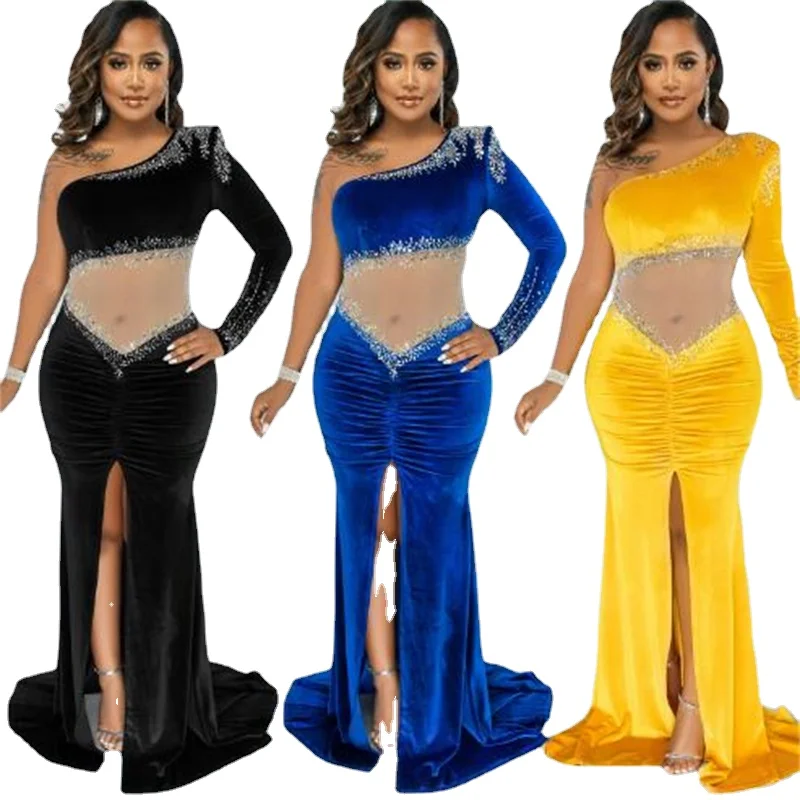 

Women Sexy Hot Drilling Process Sexy Dress Party Club Night Dress
