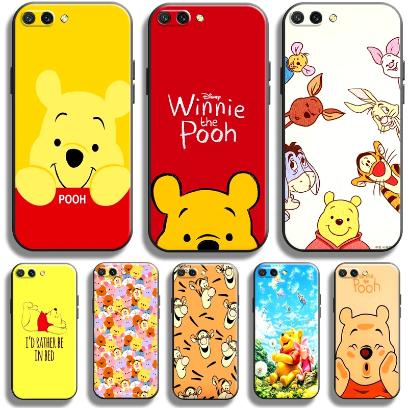 

Cartoon Winnie The Pooh Case For Huawei Honor 10X 9X Lite Pro For Honor 10 10i 9 9A Phone Case TPU Soft Silicone Cover Carcasa