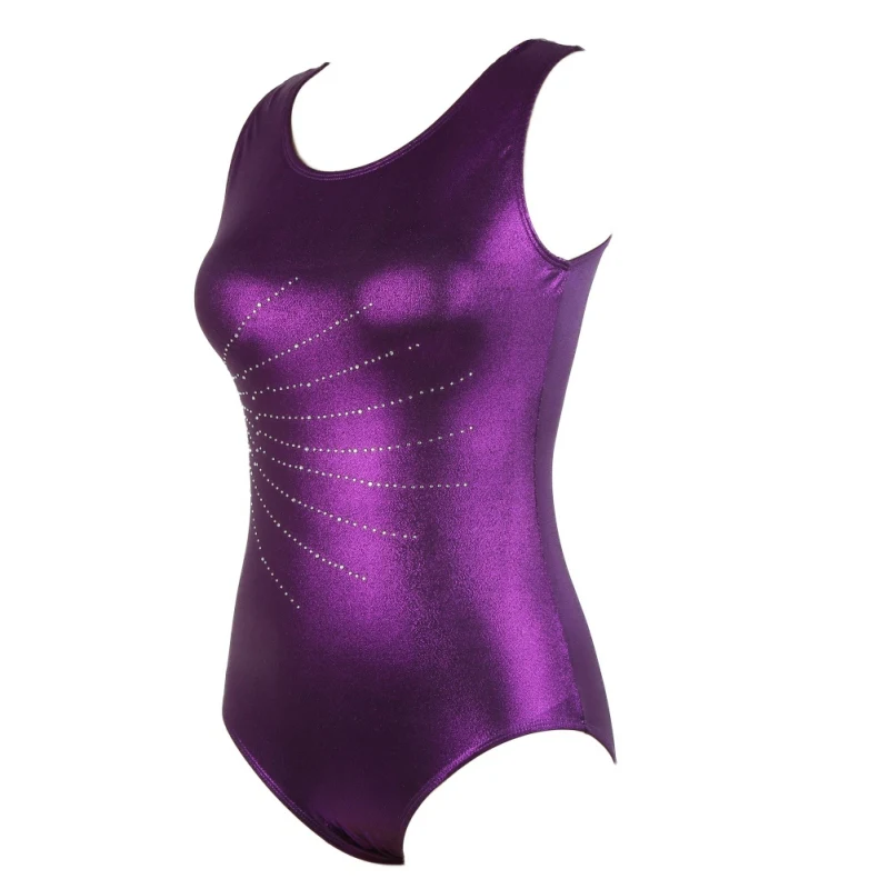 

Ballet Dance Leotards For Women Sleeveless Bright Spot Diamond-shaped Gymnastics Tights Adult Ballet Bodysuit Yoga Clothing
