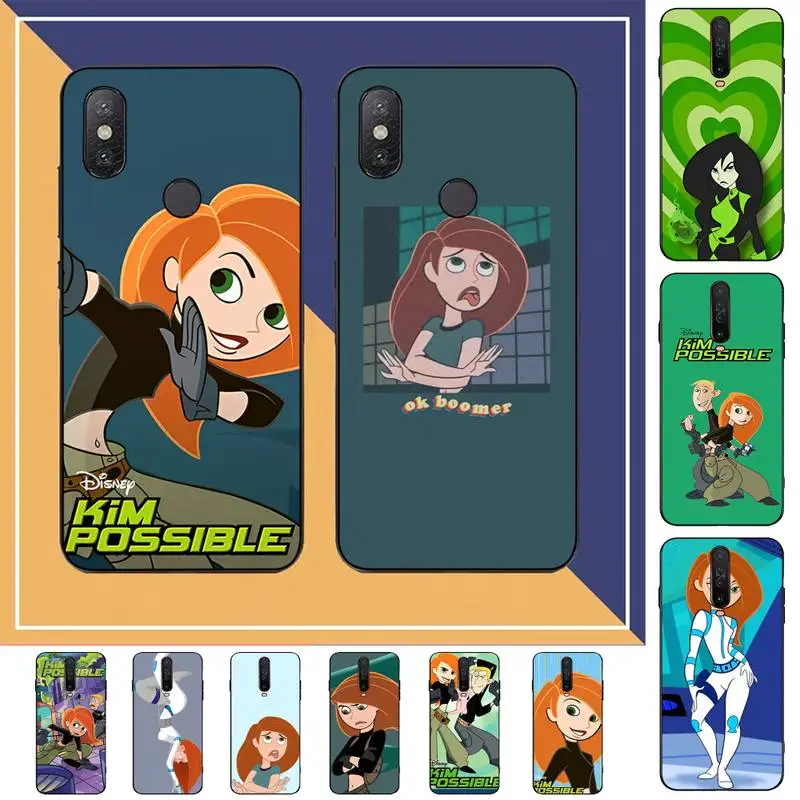 

Disney Kim Possible Phone Case for Redmi Note 8 7 9 4 6 pro max T X 5A 3 10 lite pro