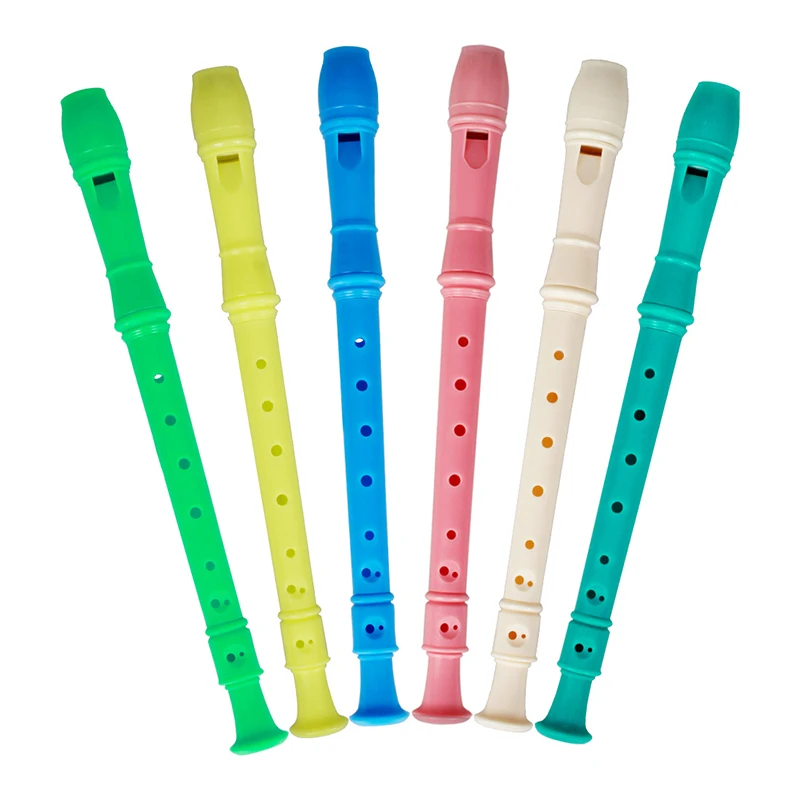 

8 Holes Plastic Recorder Long Flute Woodwind Instrument Colorful Kids Gift Flute For Clarinet Beginner Flute Woodwind